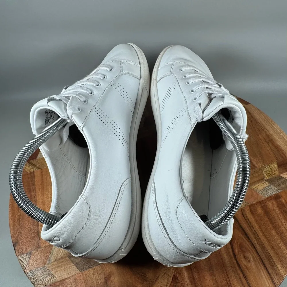 Xero Shoes Dillon Leather White Barefoot Minimalist Sneakers Womens 10 FW24